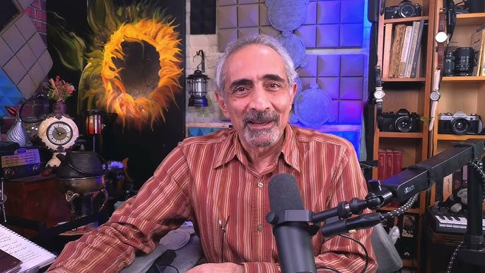 ساسان قهرمان در استودیوی گفتار ویدئویی درباره بزمرگی
